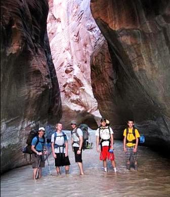 My brother's group in the narrows, two days earlier