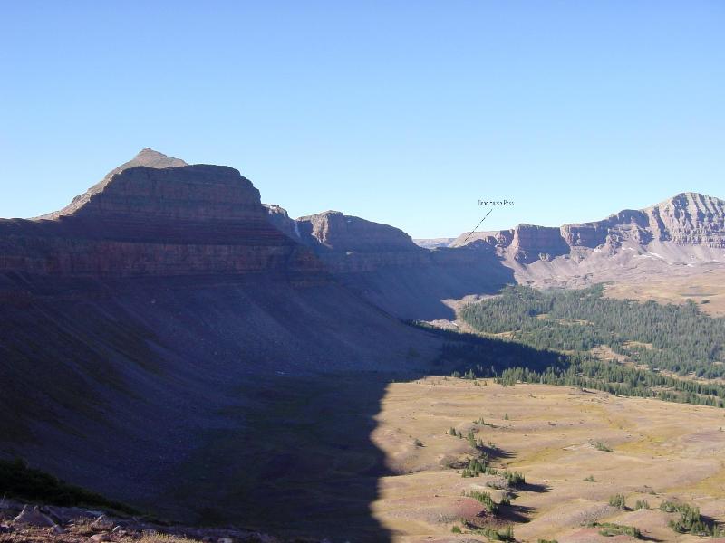 Looking down to Dead Horse area