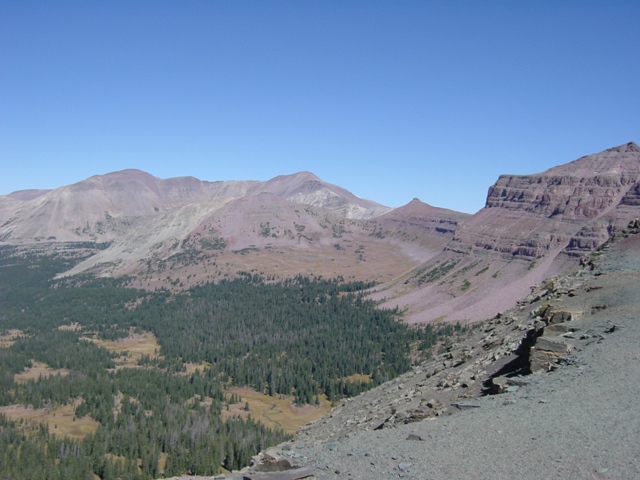 View from Red Knob Pass I couldn't see in the dark.