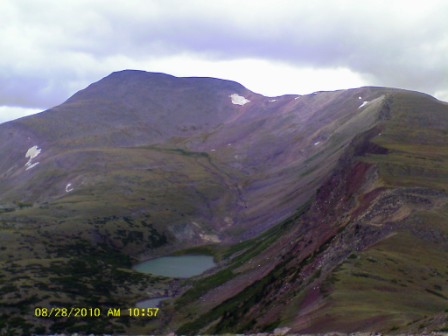 Final ascent ahead up to summit