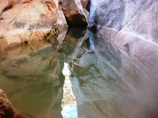 Deep Pool that blocked my way to the arch