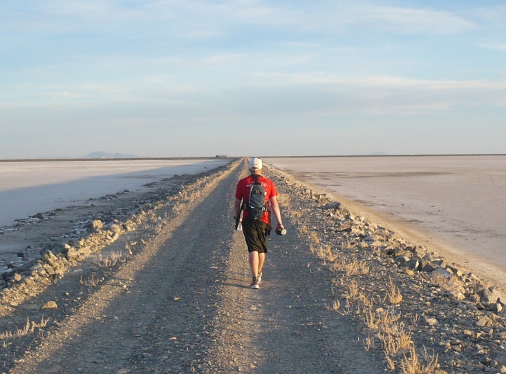 Kevin, walking the last couple miles