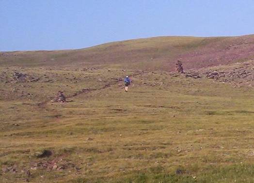 Cairns near North Pole Pass